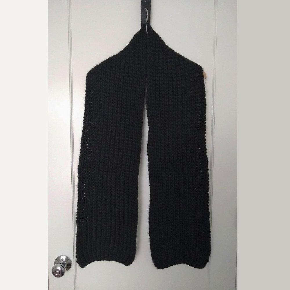 Yohji Yamamoto Black Scarf